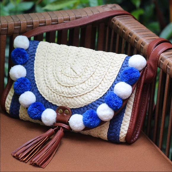 Handbags - Boho CrossBody Bohemian Woven Straw Handmade